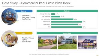 Case Study Commercial Real Estate Pitch Deck Ppt Powerpoint Presentation File Gallery