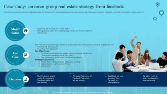 Case Study Corcoran Group Real Estate Strategy From Facebook Deploying Marketing Techniques Networking Platforms