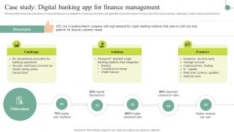 Case Study Digital Banking App For Finance Management Comprehensive Guide For IoT SS