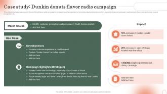 Case Study Dunkin Donuts Flavor Radio Campaign Emotional Branding Strategy