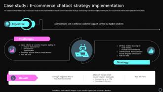 Case Study E Commerce Chatbot Strategy Implementation