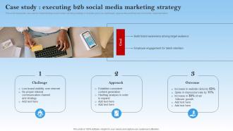 Case Study Executing B2b Social Media Marketing Electronic Commerce Management In B2b Business