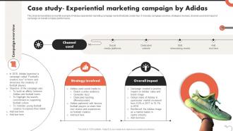 Case Study Experiential Marketing Campaign By Adidas Critical Evaluation Of Adidas Strategy SS
