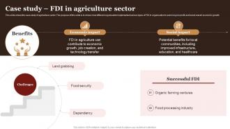 Case Study FDI In Agriculture Sector Complete Guide Empower