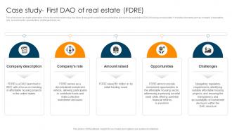 Case Study First DAO Of Real Estate FDRE Ultimate Guide To Understand Role BCT SS