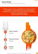 Case Study Food Ordering System Proposal One Pager Sample Example Document
