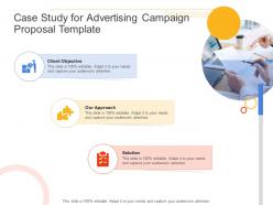 Case study for advertising campaign proposal template ppt powerpoint presentation styles