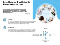 Case study for brand integrity development services ppt powerpoint presentation portfolio
