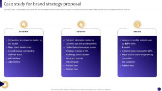 Case Study For Brand Strategy Proposal Ppt Powerpoint Presentation Slides Diagrams