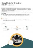 Case Study For Branding Design Services Branding Design Proposal Template One Pager Sample Example Document