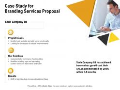 Case study for branding services proposal ppt powerpoint presentation portfolio