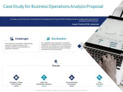 Case study for business operations analysis proposal ppt powerpoint picture design