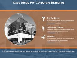 Case study for corporate branding powerpoint template design