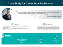 Case study for cyber security services ppt powerpoint presentation icon