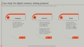 Case Study For Digital Currency Mining Proposal Ppt Powerpoint Presentation Show Rules