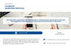 Case Study For Facebook Marketing Proposal Ppt Powerpoint Gallery