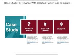 Case study for finance with solution powerpoint template