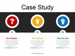 Case study for financial management powerpoint template