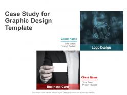Case study for graphic design template ppt powerpoint presentation icon grid