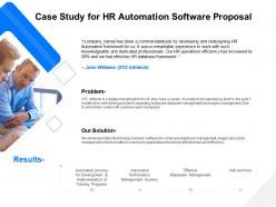 Case study for hr automation software proposal ppt file format ideas