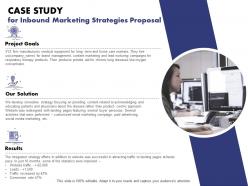 Case study for inbound marketing strategies proposal ppt powerpoint tips