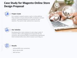 Case study for magento online store design proposal ppt powerpoint portrait