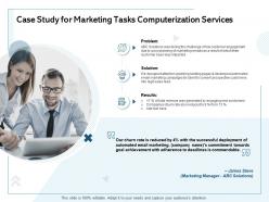 Case Study For Marketing Tasks Computerization Services Poor Planning Ppt Powerpoint Presentation Tips