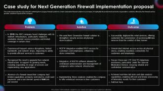 Case Study For Next Generation Firewall Implementation Next Generation Firewall Implementation