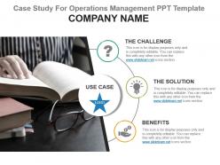 Case study for operations management ppt template