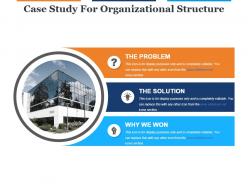 Case study for organizational structure ppt template slide