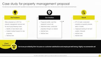 Case Study For Property Management Proposal Ppt Powerpoint Presentation Model Guidelines