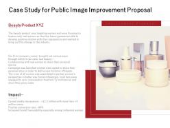 Case study for public image improvement proposal ppt powerpoint presentation file