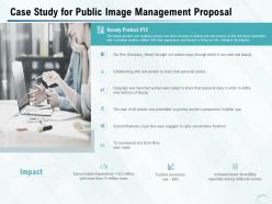 Case study for public image management proposal ppt powerpoint presentation portfolio