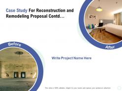 Case Study For Reconstruction And Remodeling Proposal Contd Ppt Powerpoint Presentation Styles