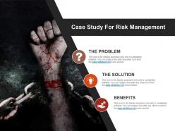Case Study For Risk Management Ppt Slide