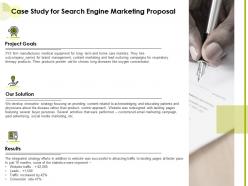 Case study for search engine marketing proposal ppt powerpoint presentation graphics