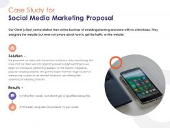 Case Study For Social Media Marketing Proposal Ppt Powerpoint Presentation Professional