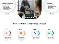 Case study for theft security product