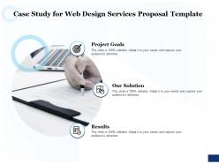 Case study for web design services proposal template ppt powerpoint outline