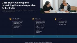 Case Study Gaining And Monetizing The Most Expensive Mastering Twitter Monetization Ppt Slide
