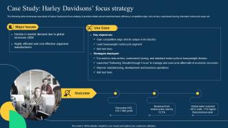 Case Study Harley Davidsons Focus Strategy Effective Strategies To Achieve Sustainable