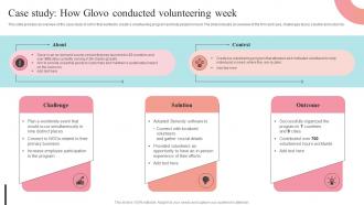 Case Study How Glovo Conducted Volunteering Week Supplier Negotiation Strategy SS V
