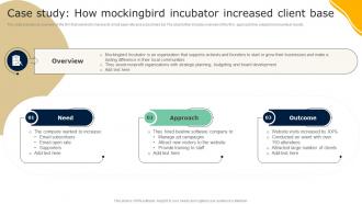 Case Study How Mockingbird Incubator Increased Guide To Effective Nonprofit Marketing MKT SS V