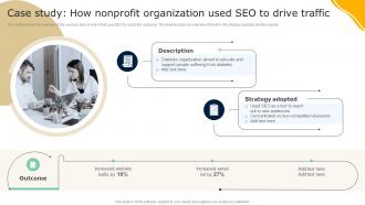 Case Study How Nonprofit Organization Used SEO Guide To Effective Nonprofit Marketing MKT SS V