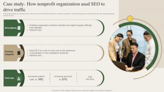 Case Study How Nonprofit Organization Used SEO To Drive Traffic Charity Marketing Strategy MKT SS V