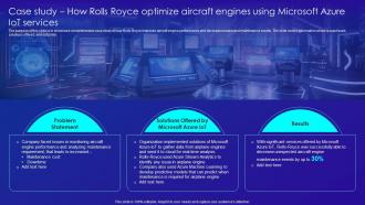 Case Study How Rolls Royce Optimize Aircraft Engines Using Microsoft Merging AI And IOT