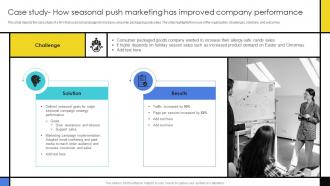 Case Study How Seasonal Push Marketing Has Guide To Develop Advertising Campaign