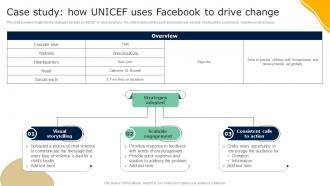 Case Study How UNICEF Uses Facebook To Drive Guide To Effective Nonprofit Marketing MKT SS V