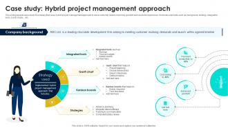 Case Study Hybrid Project Management Project Management Case Studies PM SS