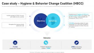 Case Study Hygiene And Behavior Change Coalition Hbcc Unilever Company Profile CP SS